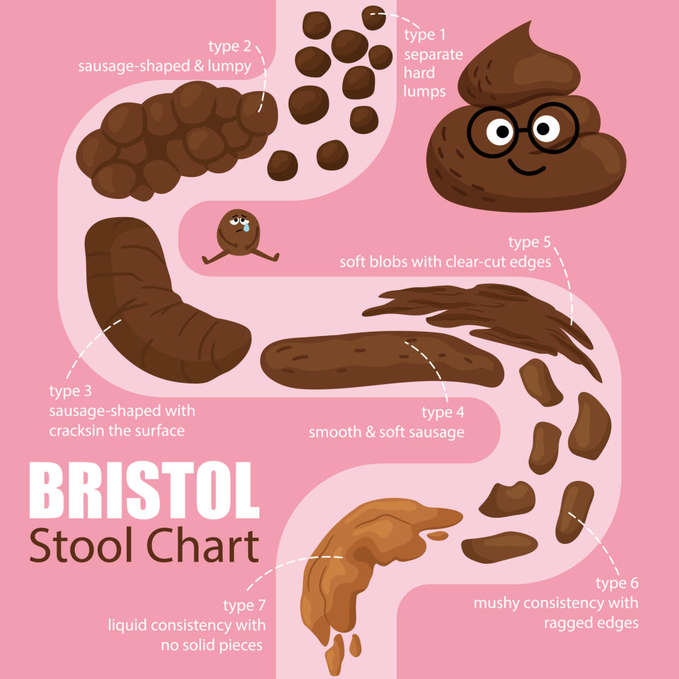 Bristol Stool Chart. (Getty Images)