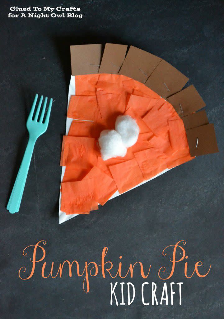 Paper Pumpkin Pie