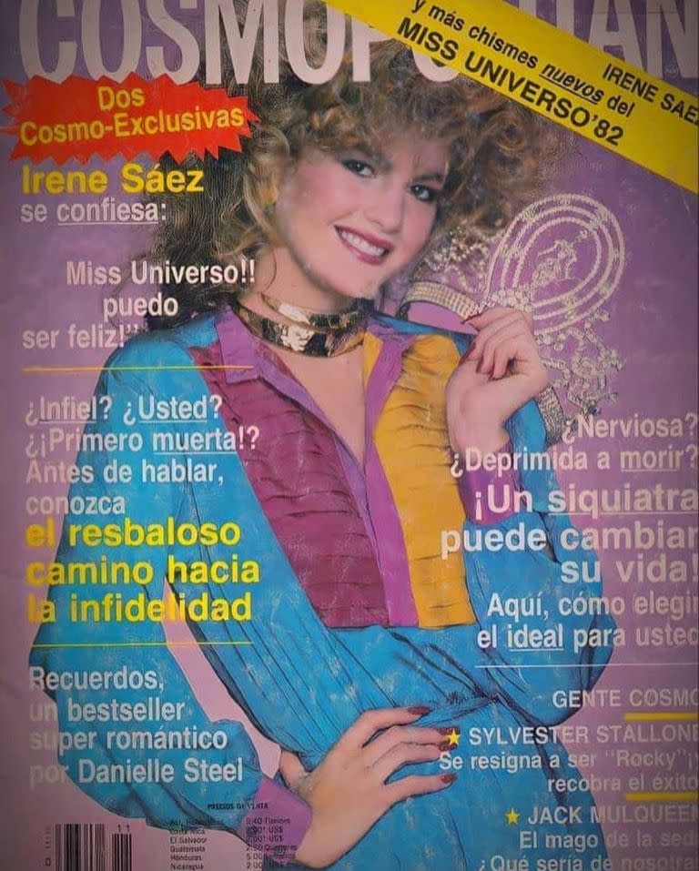 "Irene Sáez se confiesa": el título de la revista habla de Irene Sáez en todo su esplendor. 