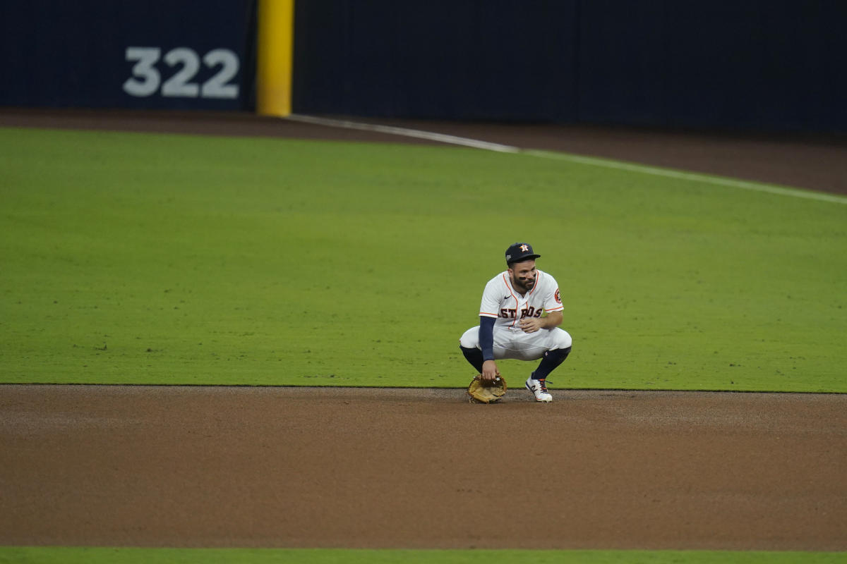 Altuve hits go-ahead homer in 9th, Astros take 3-2 lead over Rangers in  ALCS after benches clear – KXAN Austin