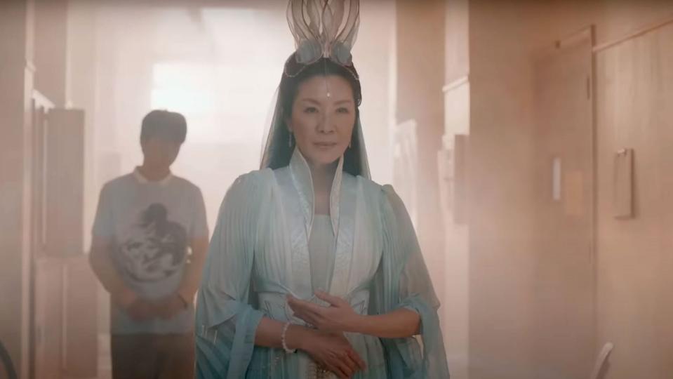 michelle yeoh in 'american born chinese'. Disney +