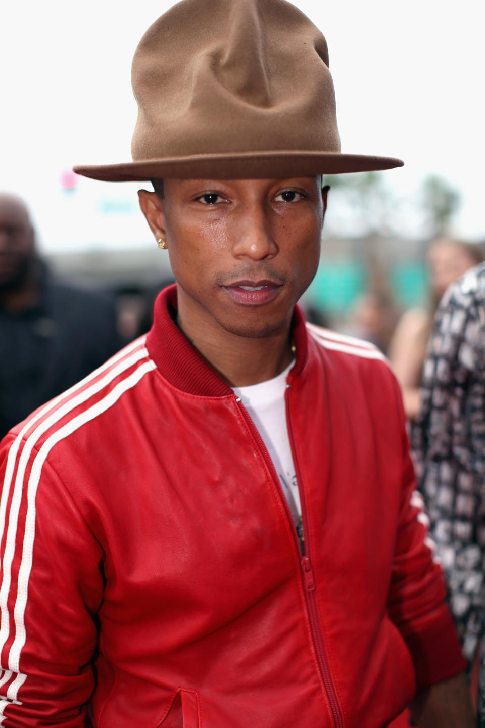 Recording artist Pharrell Williams attends the 56th GRAMMY Awards at Staples Center on January 26, 2014