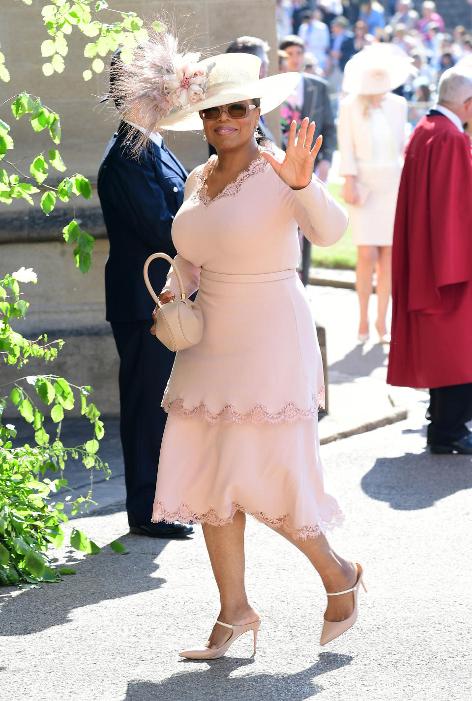 Oprah Winfrey at Prince Harry and Meghan Markle's wedding