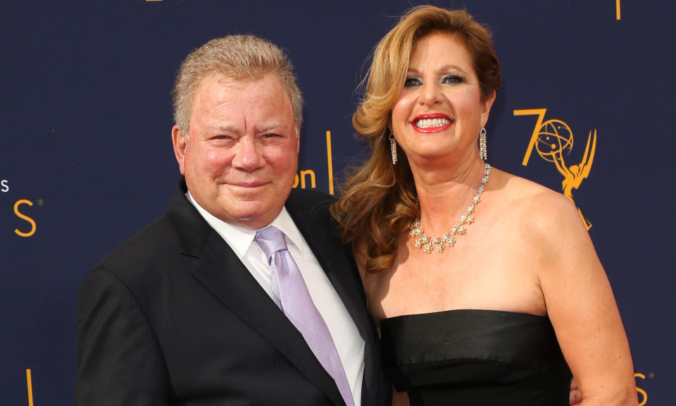 William Shatner <a href="https://uk.news.yahoo.com/william-shatner-files-divorce-fourth-220941219.html" data-ylk="slk:filed for divorce;elm:context_link;itc:0;sec:content-canvas;outcm:mb_qualified_link;_E:mb_qualified_link;ct:story;" class="link  yahoo-link">filed for divorce</a> from his fourth wife Elizabeth in December following 18 years of marriage. He was previously married to Gloria Rand from 1956 to 1969, with whom he has three children; Marcy Lafferty from 1973 to 1996; and Nerine Kidd from 1997 until her 1999 death. (Paul Archuleta/FilmMagic)