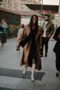 <p>A square toe boot elevates an already great coat look.</p>