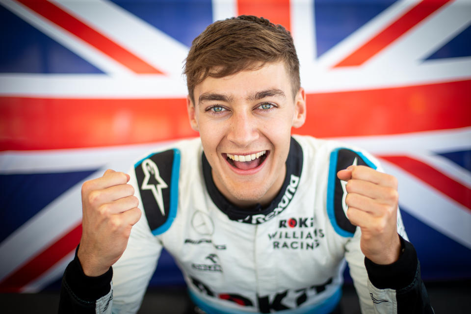 George Russell is competing in his debut F1 season. (Credit: Getty Images)