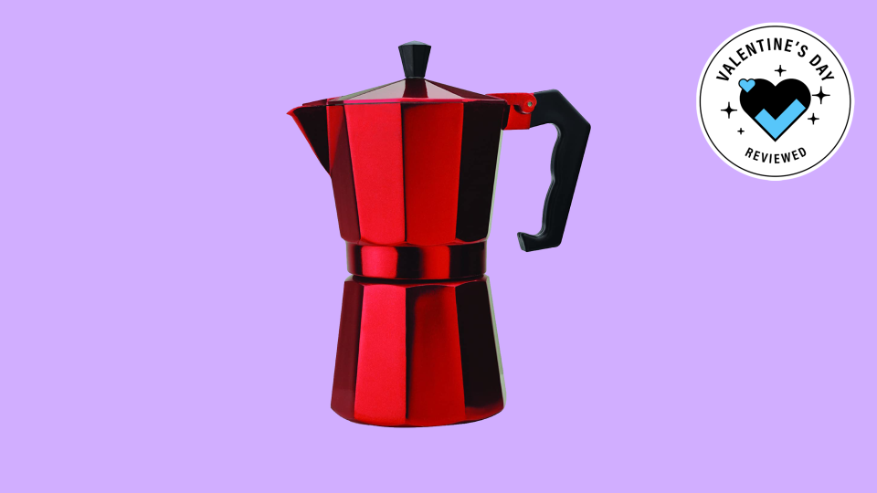 Cheap Valentine’s Day gifts under $25: Primula stovetop espresso and coffee maker