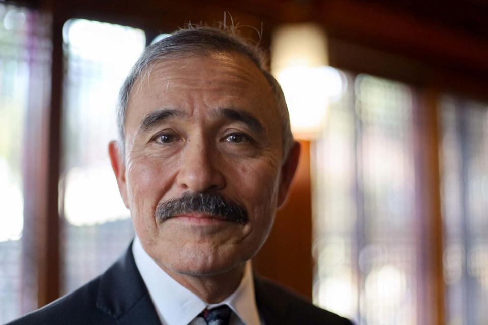 Harry Harris has defended his moustache (AFP via Getty Images)