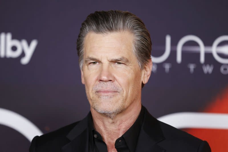 Josh Brolin arrive on the red carpet at the New York premiere of Warner Bros. "Dune: Part Two" at Josie Robertson Plaza at Lincoln Center on February 25. Photo by John Angelillo/UPI