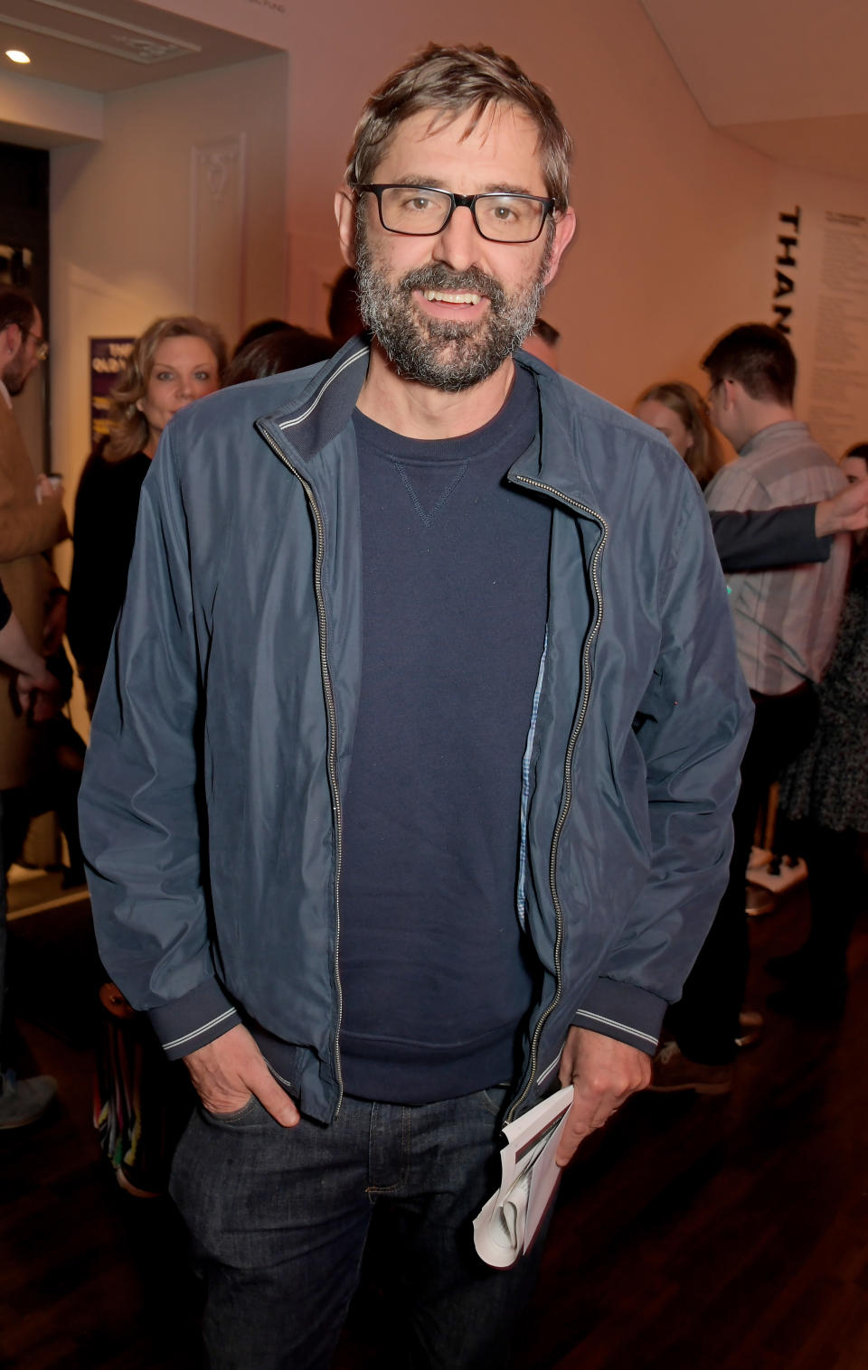 LONDON, ENGLAND - OCTOBER 19:  Louis Theroux attends the press night after party for 