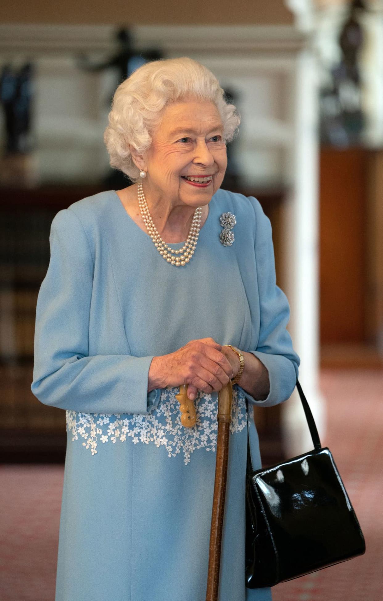 La reine Elizabeth II le 5 février 2022 - Joe Giddens - Pool - AFP