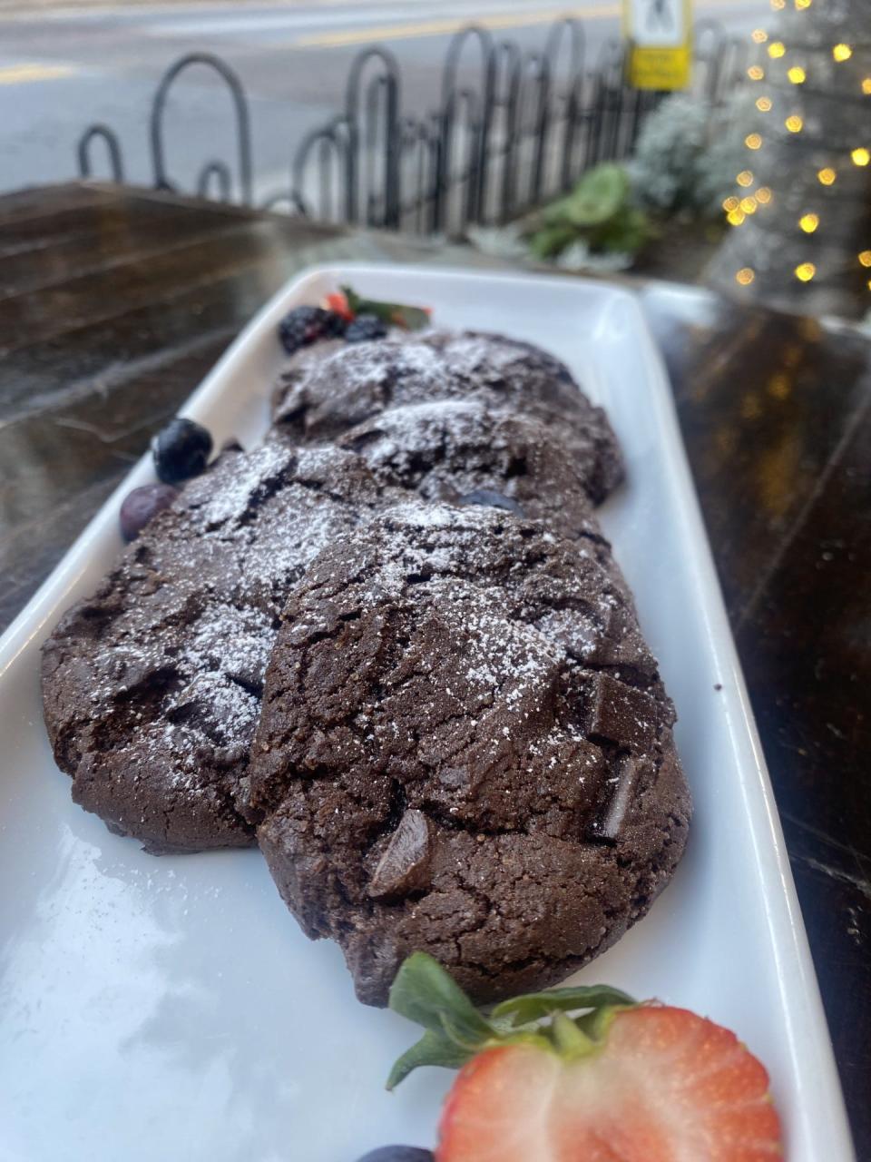 The Wine Bar on Palafox is known for its freshly baked cookies.