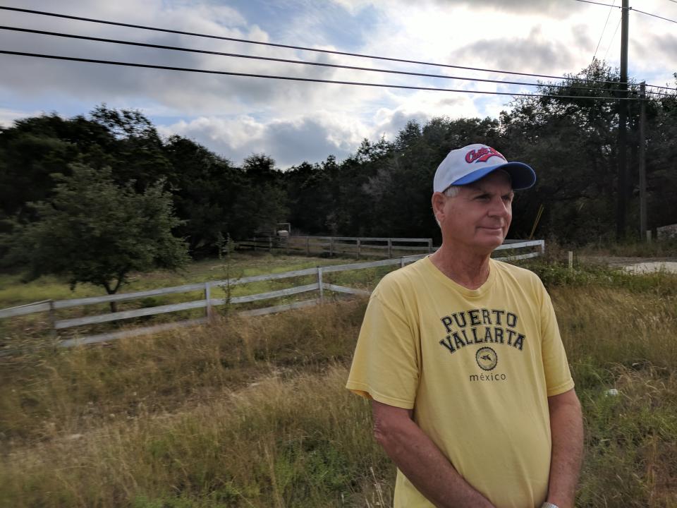 Marshall Scubert has lived in the&nbsp;area near Kelley's home for about 20 years. (Photo: Roque Planas/HuffPost)