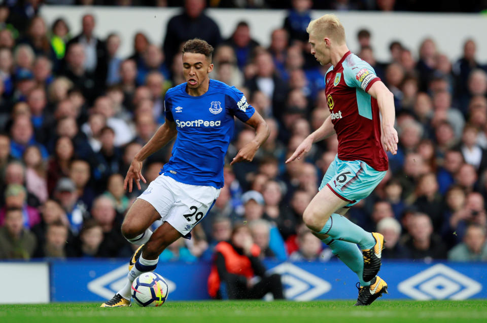 Calvert-Lewin has started the last two games for Everton, playing the full 90 minutes.