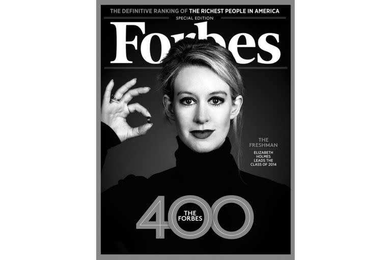 Elizabeth Holmes fue elegida por Forbes como una de las jóvenes promesas más importantes de la industria.