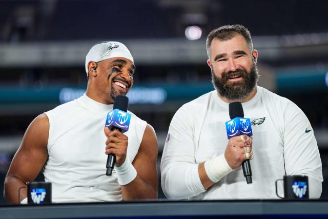 Jason Kelce Got His 'First-Ever' Louis Vuitton Bag from Eagles