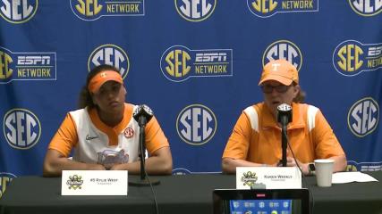 Karen Weekly, Rylie West on Tennessee softball loss to LSU, early exit from SEC Tournament