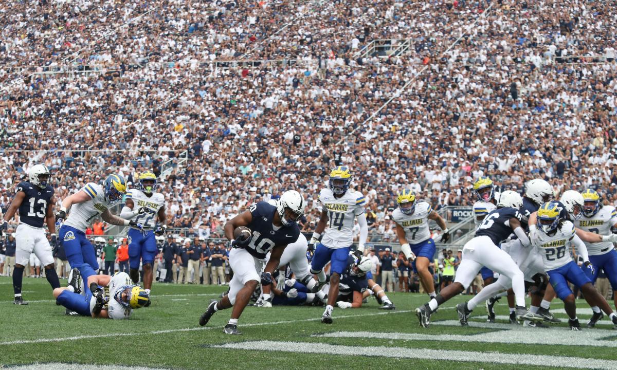 Delaware makes first visit to Penn State, is drubbed by No. 7 Lions