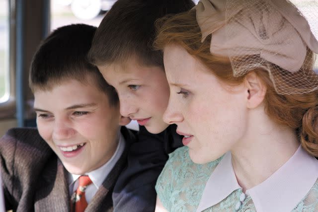 <p>Merie Wallace/Fox Searchlight/courtesy Everett Collection</p> Tye Sheridan, Laramie Eppler, Jessica Chastain in The Tree of Life