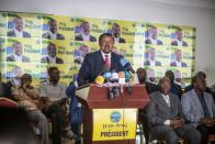 Gabon opposition candidate Jean Ping has accused the Cenap electoral commission of tampering with the outcome of the poll