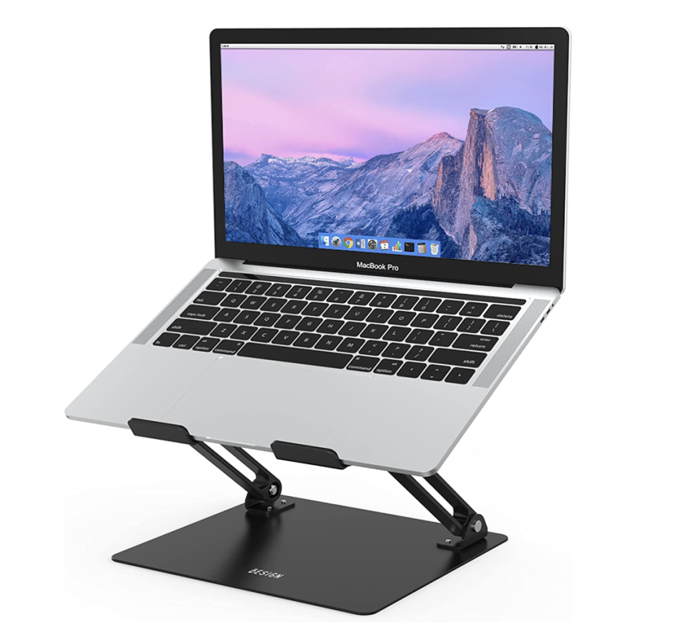 Ergonomic Adjustable Laptop Stand (Photo via Amazon)