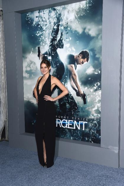 Actress Shailene Woodley attends The Divergent Series: Insurgent New York premiere at Ziegfeld Theater on March 16, 2015 in New York City (AFP Photo/Larry Busacca)