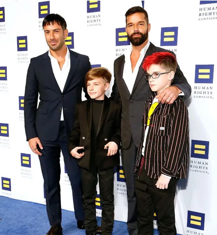 Ricky Martin y Jwan Yosef