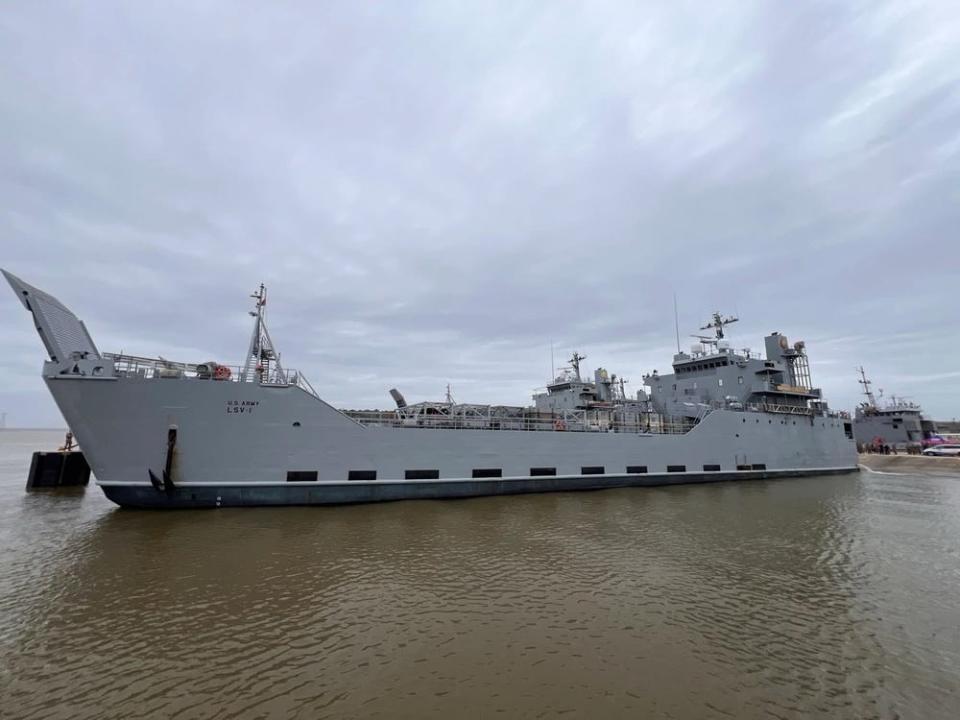 US Army Vessel General Frank S. Besson departed Joint Base Langley-Eustis