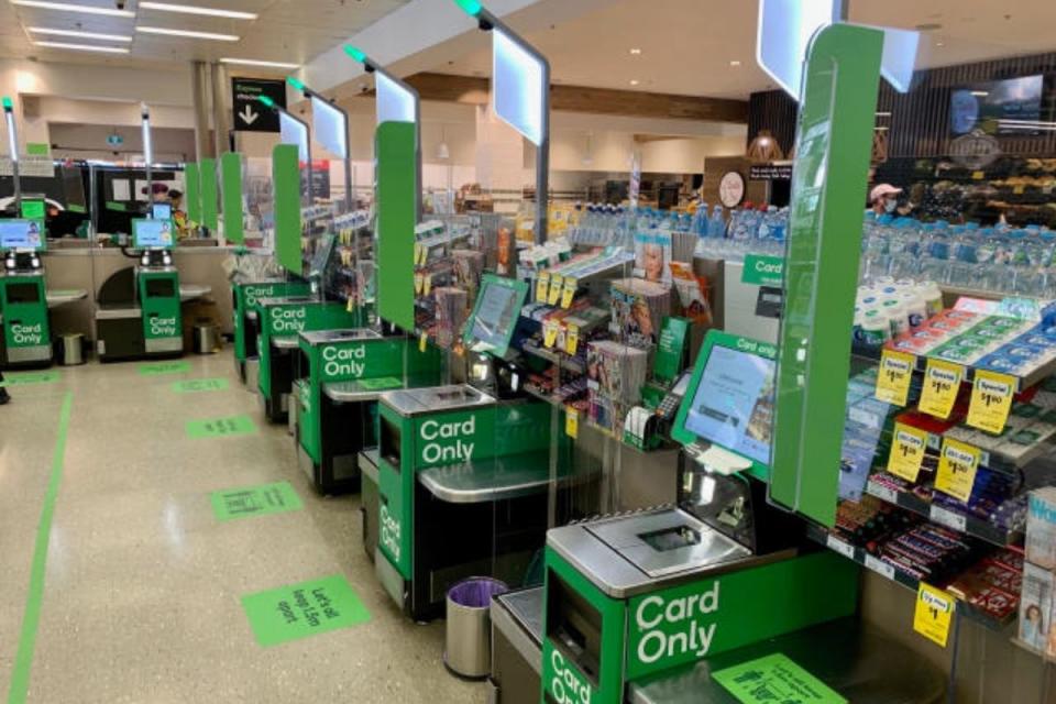 Woolworths self-serve checkouts