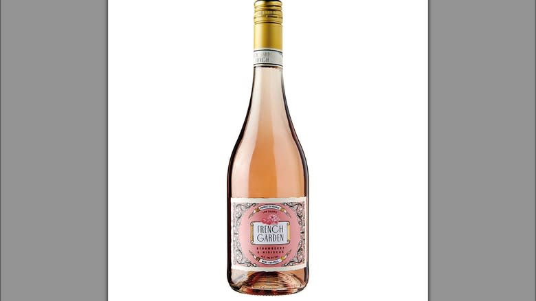 Bottle of rosé wine