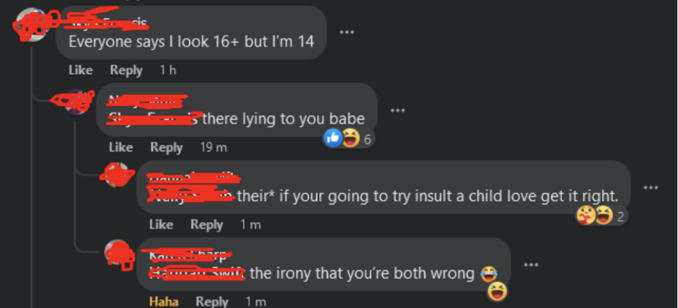 "the irony that you're both wrong"