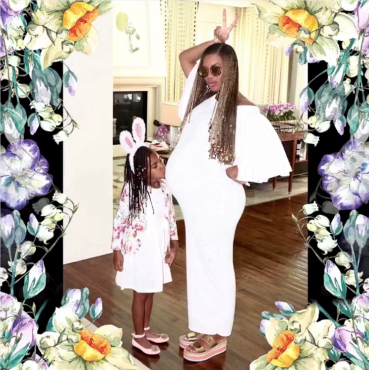 beyonce pregnant blue ivy easter