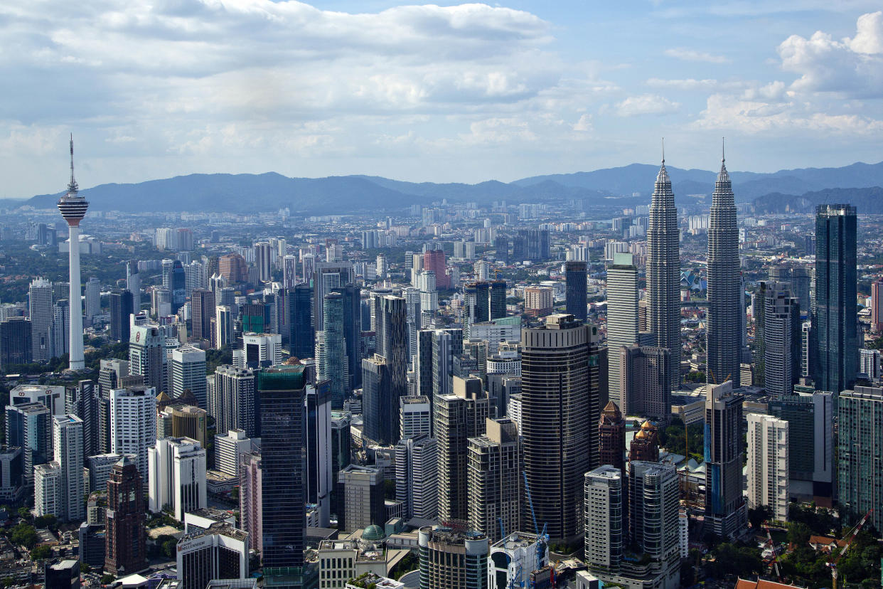 A general view of Kuala Lumpur from the top of The Exchange 106 tower. (File photo: AP/Sadiq Asyraf)