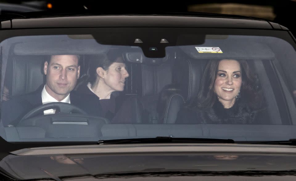 Prince William and Kate Middleton were also seen at the event. Photo: Getty