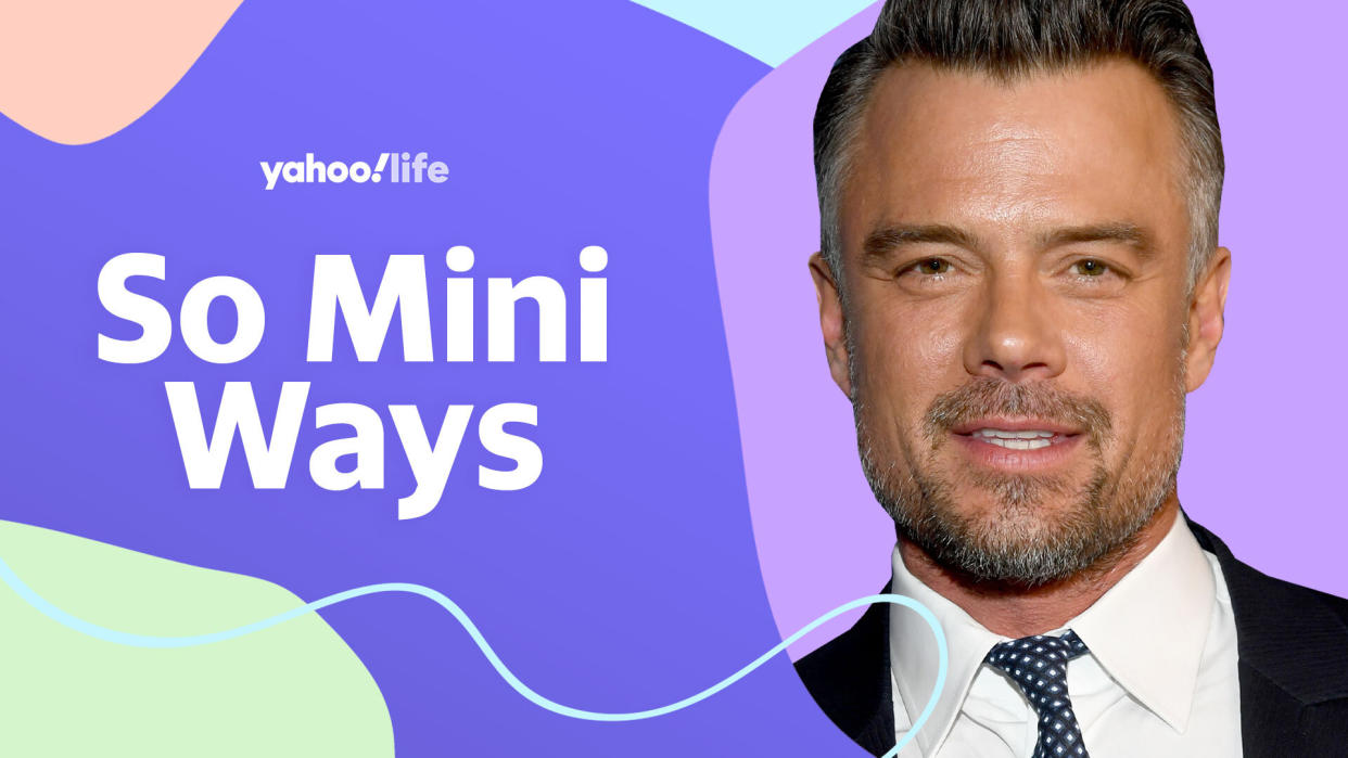 Josh Duhamel talks sports, his new engagement and teaching his son to be respectful. (Photo: Getty; designed by Quinn Lemmers)