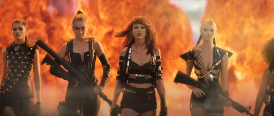 Screenshot from the "Bad Blood" video