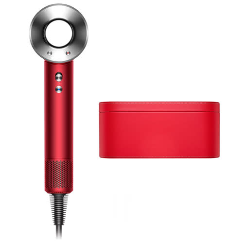 Dyson Supersonic Hair Dryer Limited Edition Red Gift Set with Case. Image via Best Buy.