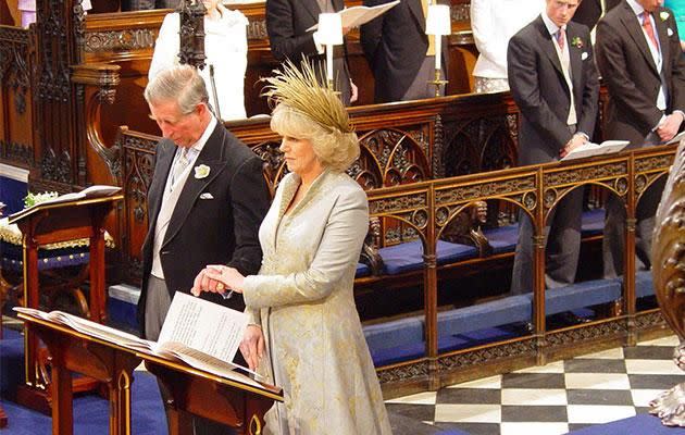 Both divorcees, Camilla and Charles tied the knot in a civil ceremony. Photo: Getty