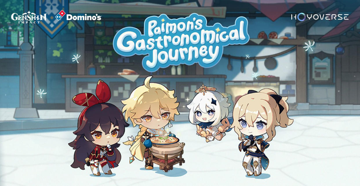 Genshin Impact fans, get ready for emergency food with Paimon's Gastronomical Journey. (Photo: HoYoverse)