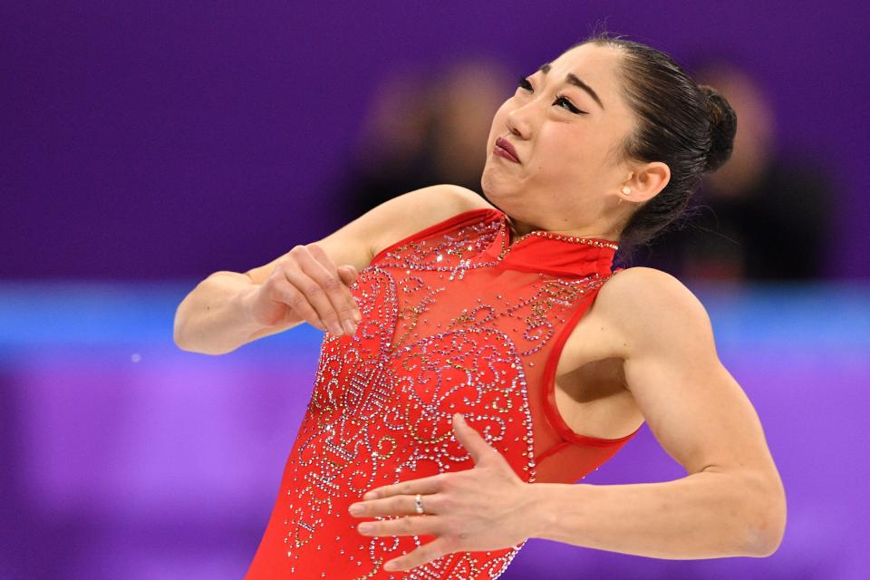 Mirai Nagasu of the United States.