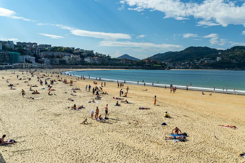 La Concha Beach im spanischen Baskenland