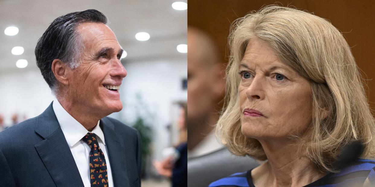 Mitt Romney and Lisa Murkowski