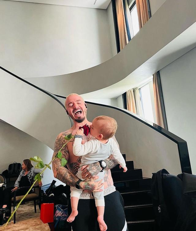 J Balvin Says His Signature Style Hasn't Changed Since Becoming a Dad