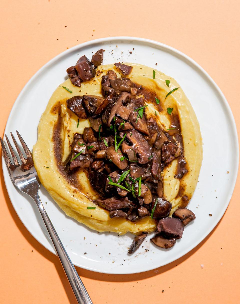 Polenta with Wild Mushroom Ragu