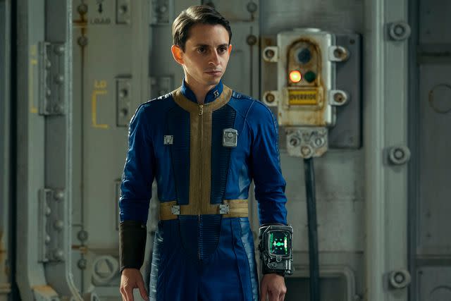 <p>Prime Video</p> Moises Arias as Norm MacLean in 'Fallout'.