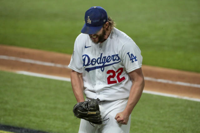 Clayton Kershaw Scream WHT