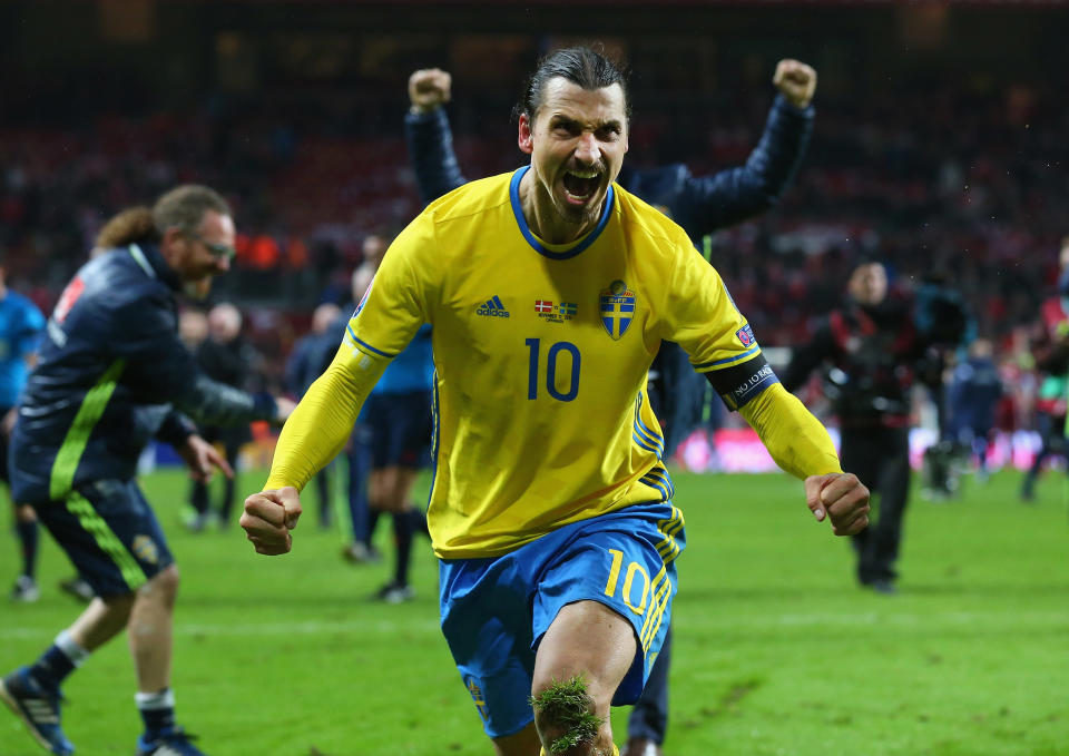 Zlatan Ibrahimovic has not appeared for Sweden since Euro 2016. (Getty)