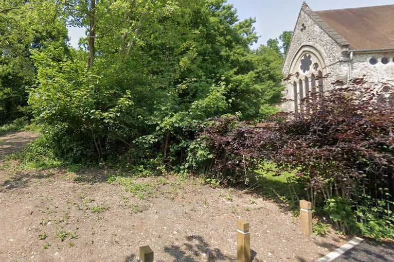 The route up to the Oak of Honour takes you past St Augustine Church