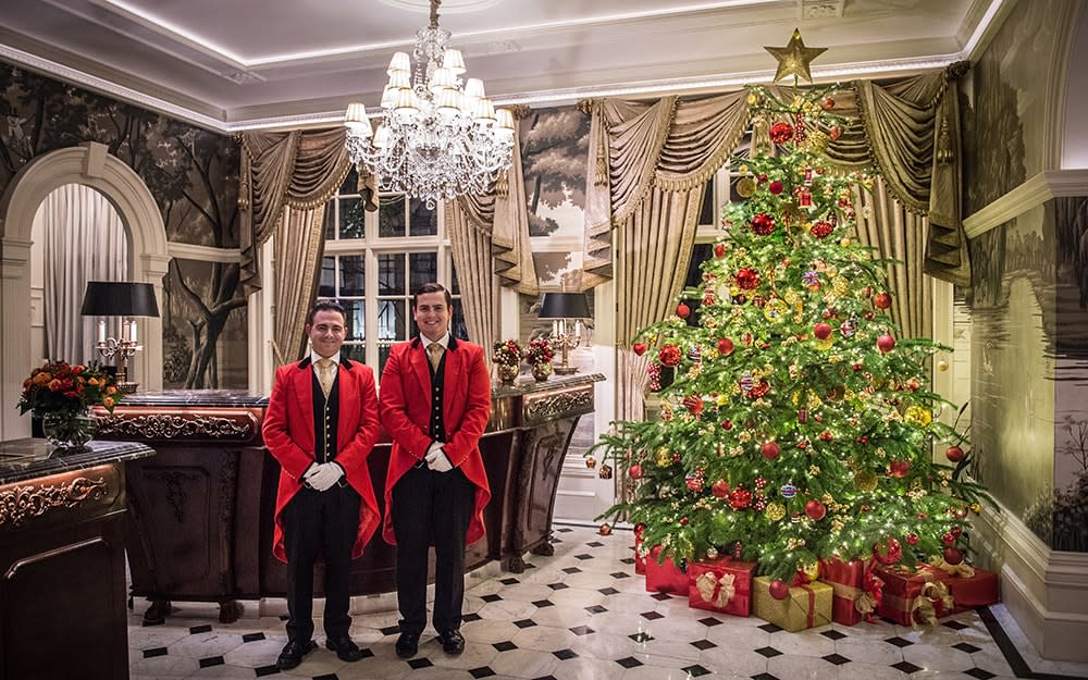 The ultra-traditional Goring hotel gets all dressed up for Christmas, and there's a pantomime-themed cocktail this year