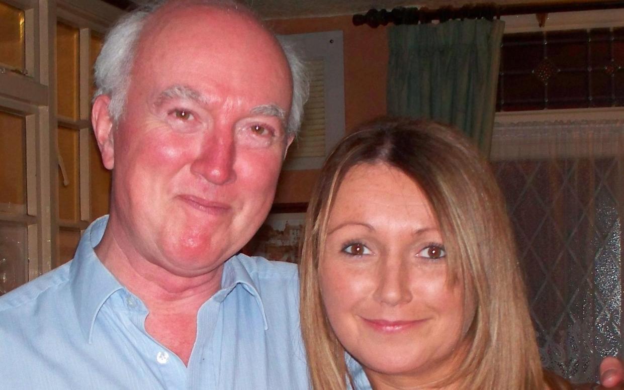 Claudia Lawrence with her father Peter - Police Handout